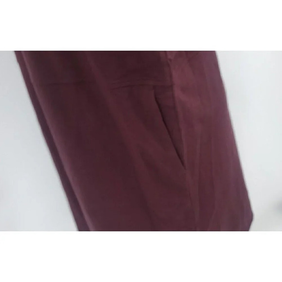 Eileen Fisher Shirt Tunic Dress Womens Brown Organic Cotton Spandex Stretch PM - Picture 9 of 11